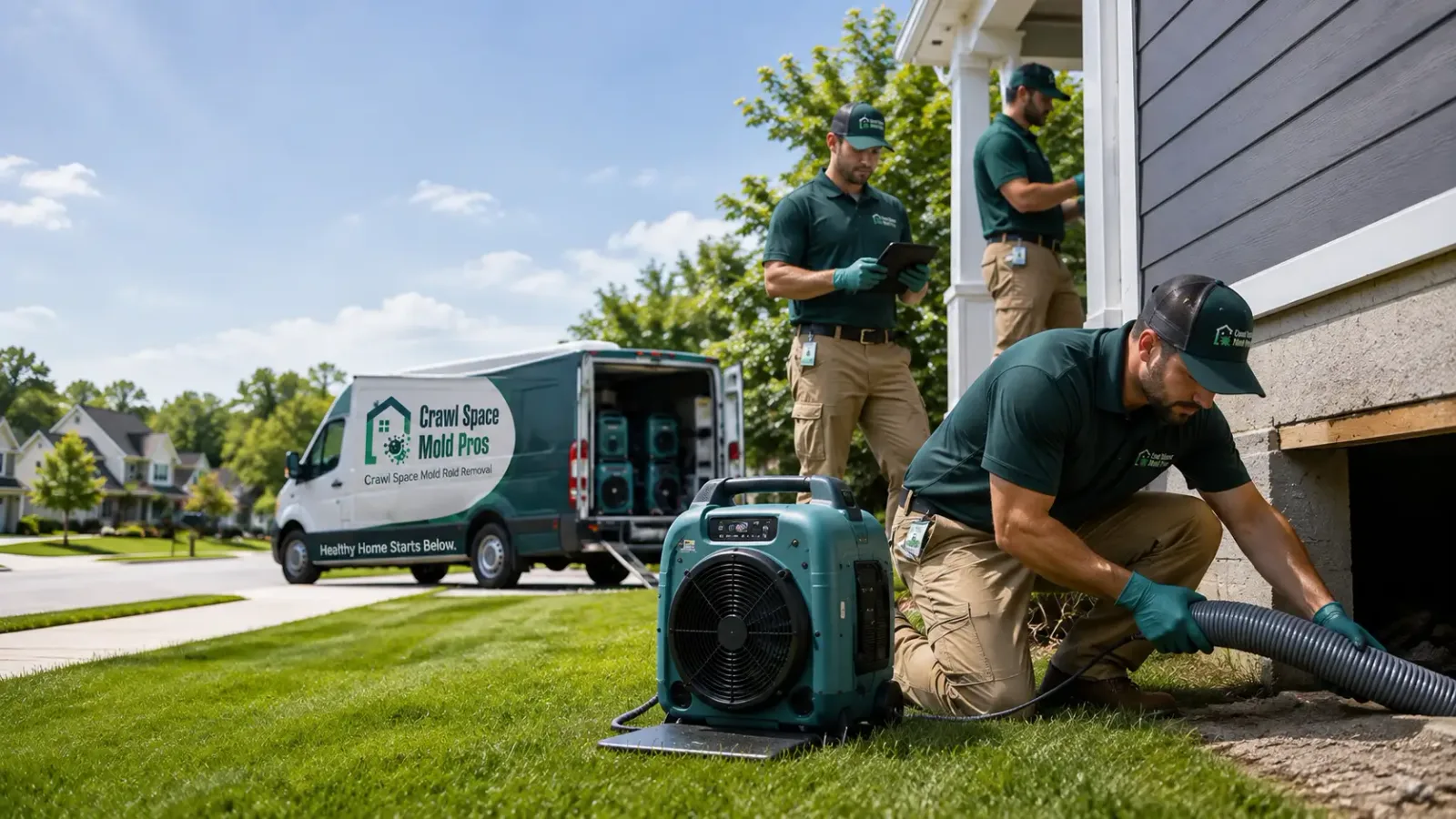 Crawl Space Mold Removal in Dalton, NE